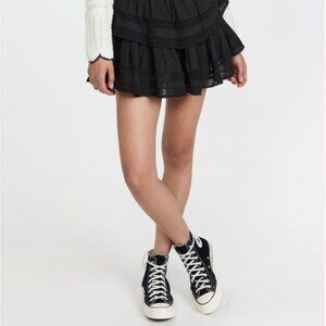 LoveShackFancy Ruffle Mini Skirt - virtually brand new